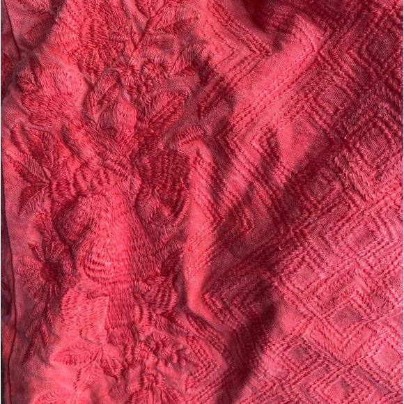 Kyla Seo Ella Embroidered Bag Cotton Zipper Tote NWT - Picture 11 of 11